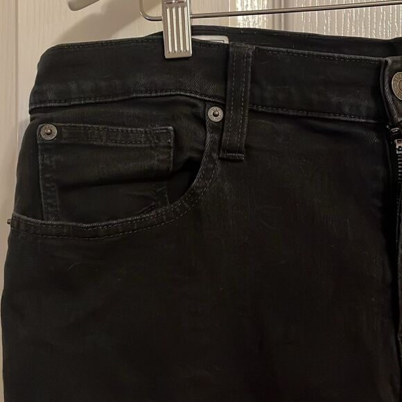 Gap true skinny mid rise black denim jeans - Picture 2 of 5